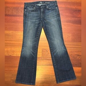 7 For All Mankind Size 29 A pocket Flare Jeans GREAT condition